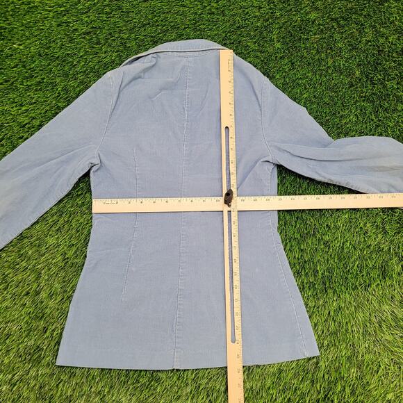 Vintage LEVIS Corduroy Coat Jacket Womens 2XS/XS 15x26 Blue - Picture 4 of 14